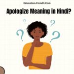 Apologize Meaning in Hindi?