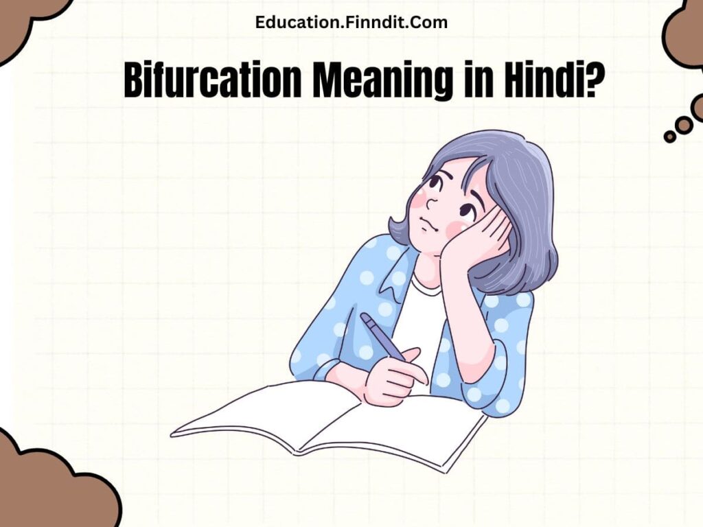 Bifurcation Meaning in Hindi?