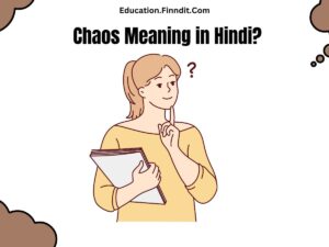 Chaos Meaning in Hindi