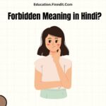 Forbidden Meaning in Hindi