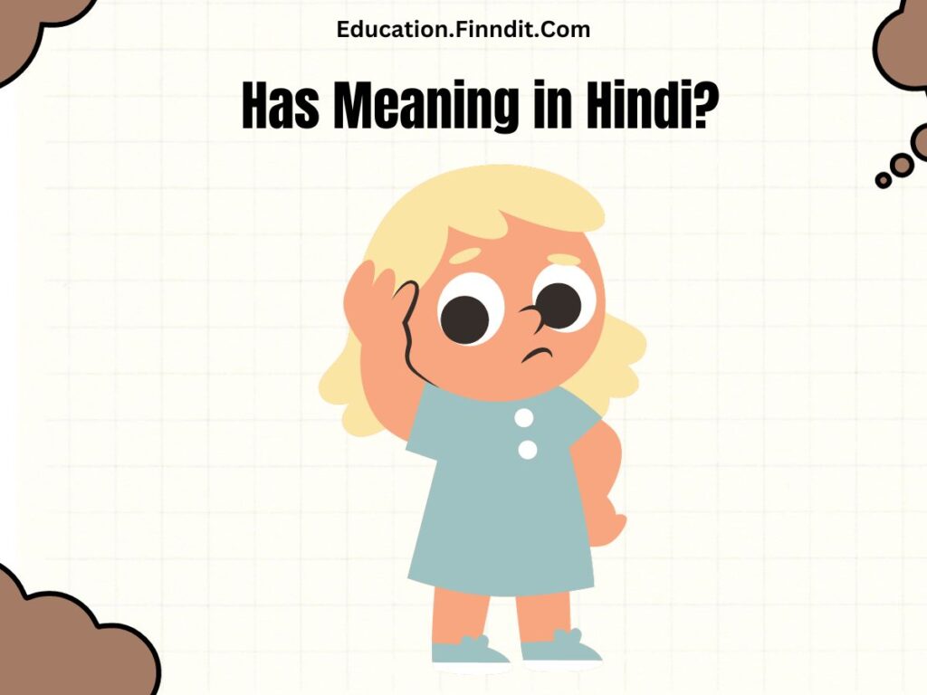 Has Meaning in Hindi?