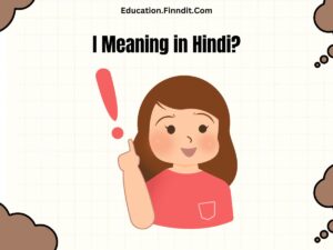 I Meaning in Hindi