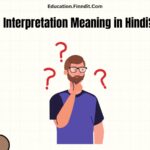 Interpretation Meaning in Hindi