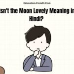 Isn't the Moon Lovely Meaning in Hindi