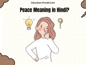 Peace Meaning in Hindi?