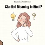 Startled Meaning in Hindi