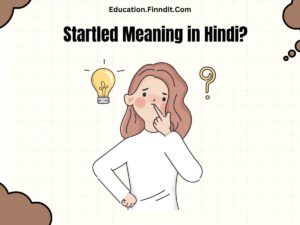 Startled Meaning in Hindi