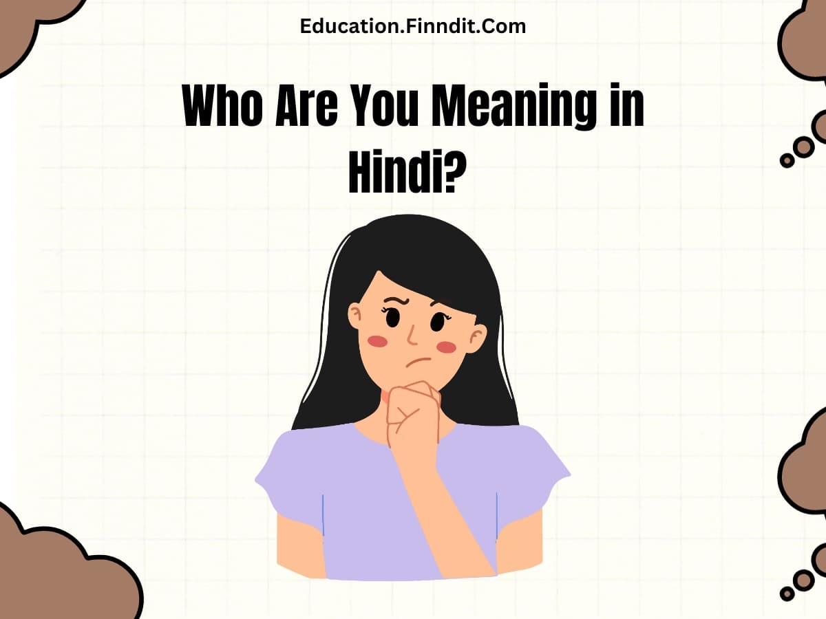 Who Are You Meaning in Hindi