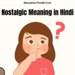 Nostalgic Meaning in Hindi