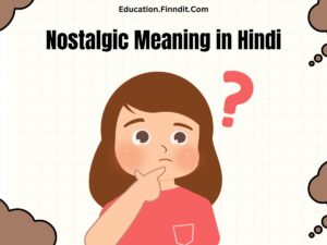 Nostalgic Meaning in Hindi