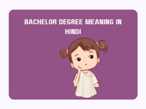 Bachelor Degree Meaning In Hindi