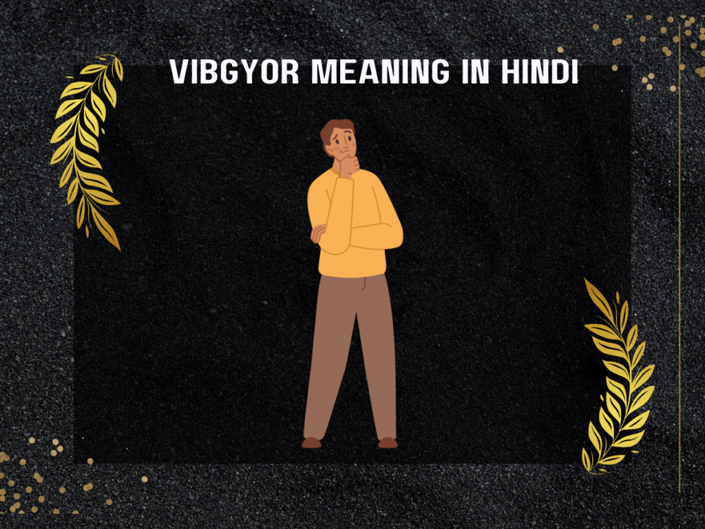 Vibgyor Meaning In Hindi